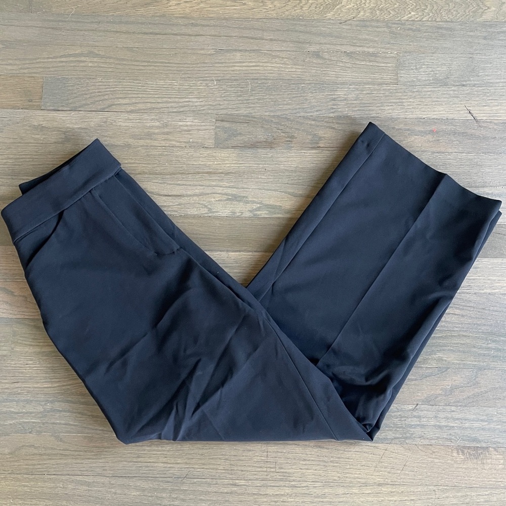 Express High-Waisted Straight Leg Trouser Pants